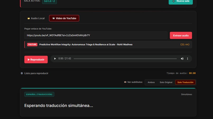 nerdearla live captions – screenshot 4
