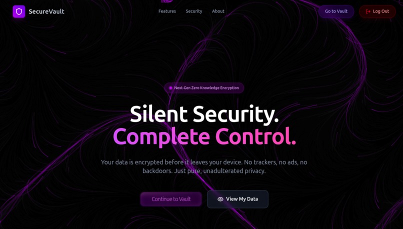 securevault – screenshot 1