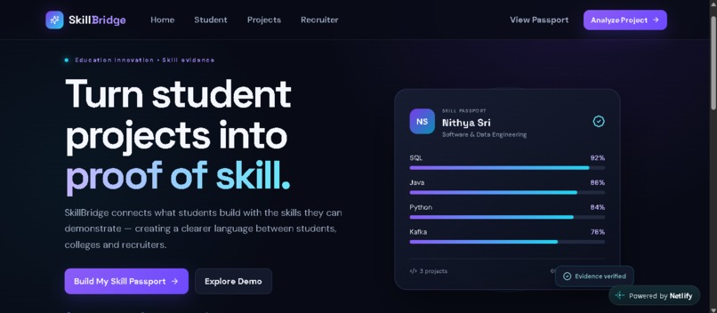 SkillBridge – screenshot 1