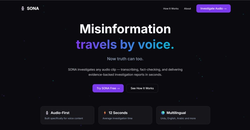 SONA ("Speak Once, Know All") – screenshot 8