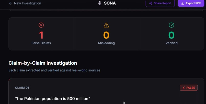 SONA ("Speak Once, Know All") – screenshot 10