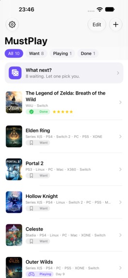 MustPlay – screenshot 1