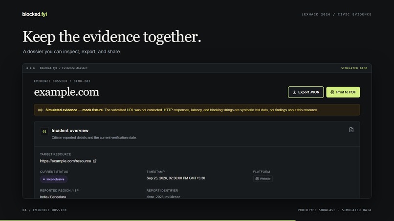 Blocked.fyi — Evidence, in the Open – screenshot 5