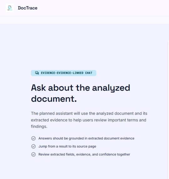DocTrace – AI Document Intelligence – screenshot 1