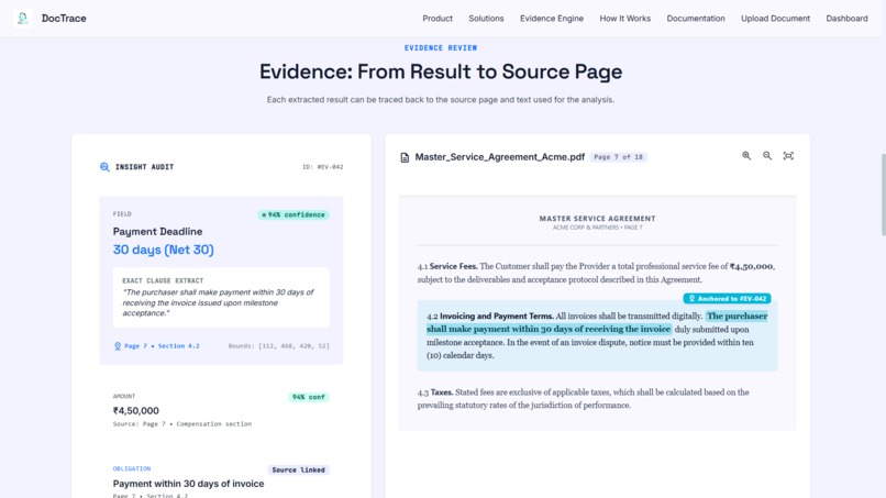 DocTrace – AI Document Intelligence – screenshot 8
