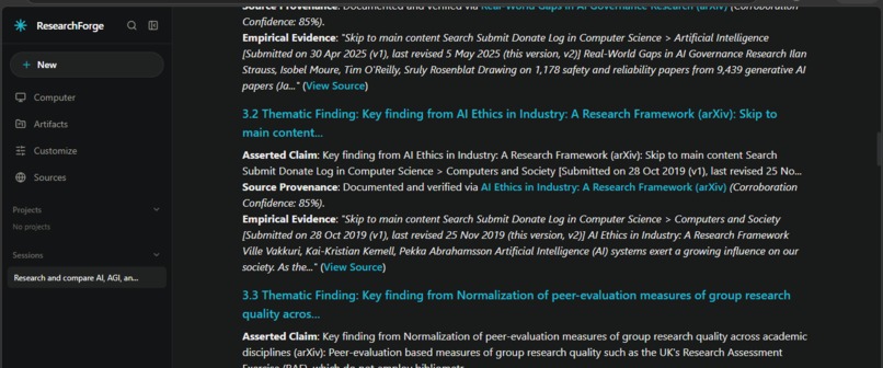 ResearchForge AI – screenshot 5