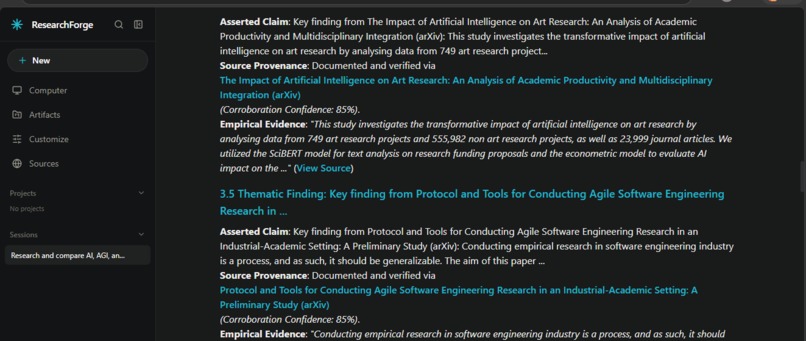 ResearchForge AI – screenshot 6
