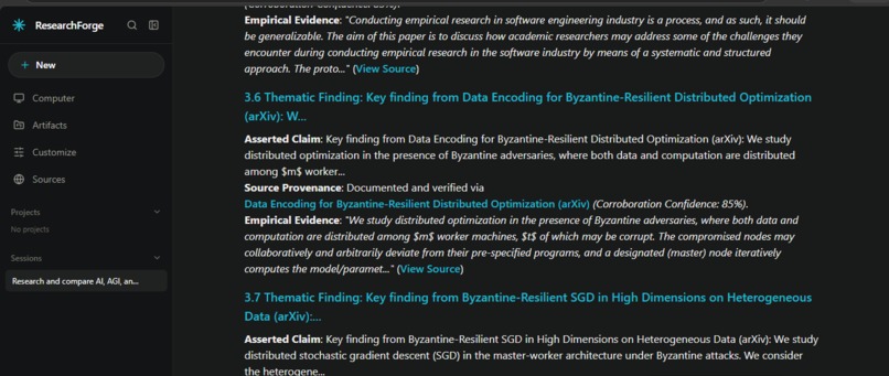 ResearchForge AI – screenshot 7