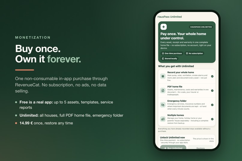  HausPass: Home Maintenance Log – screenshot 3