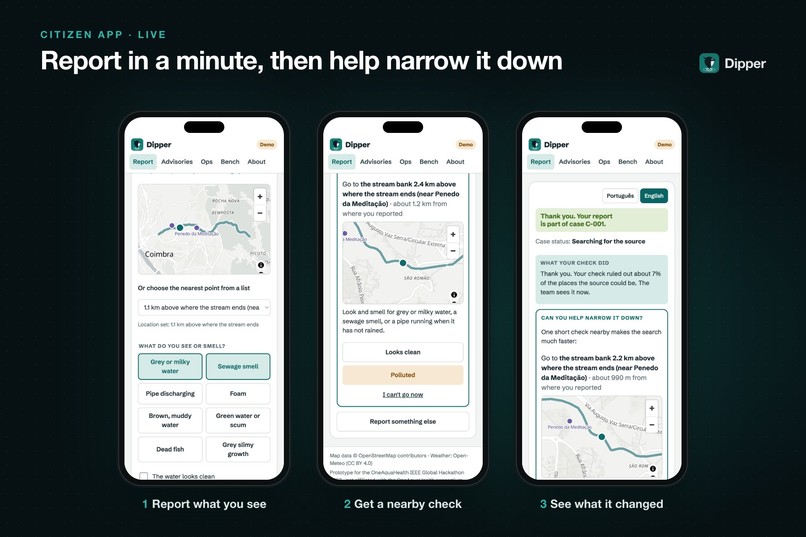 Dipper: Find Urban Stream Pollution at Its Source – screenshot 4