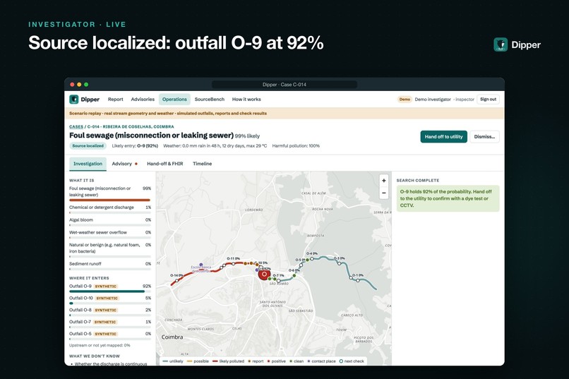 Dipper: Find Urban Stream Pollution at Its Source – screenshot 8