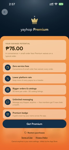 yayhop - Pasabuy Marketplace – screenshot 7