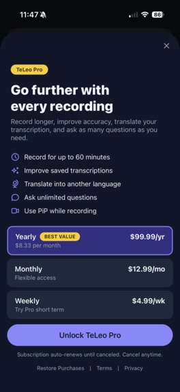 TeLeo: Voice Transcription – screenshot 14