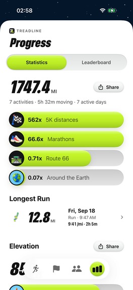 Treadline: Run with Friends – screenshot 5