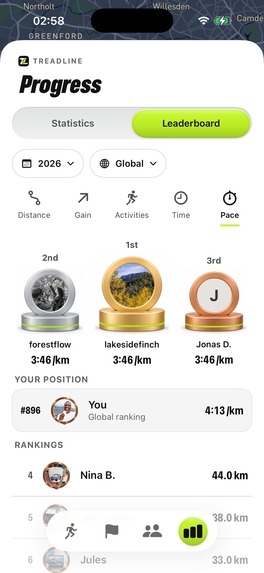 Treadline: Run with Friends – screenshot 8