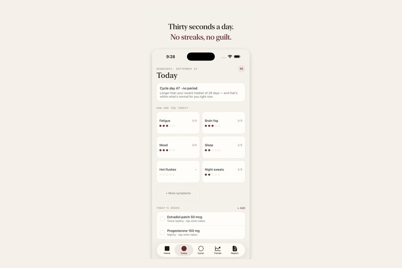 Solstice: Perimenopause Tracker – screenshot 2