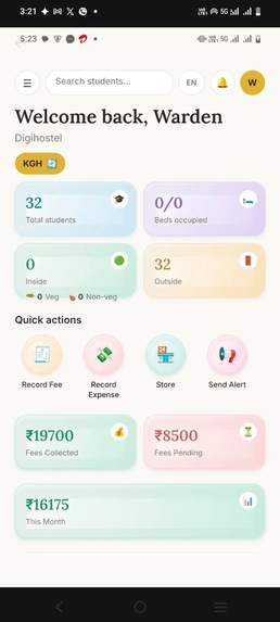 DigiHostel: Smart PG Management – screenshot 3
