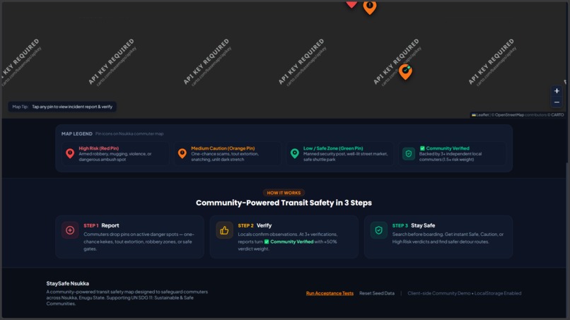 StaySafe – screenshot 1