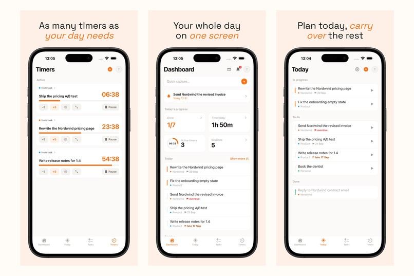PlanSync Tasks & Parallel Timers – screenshot 1