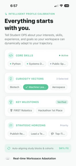 StudentOPS – screenshot 3