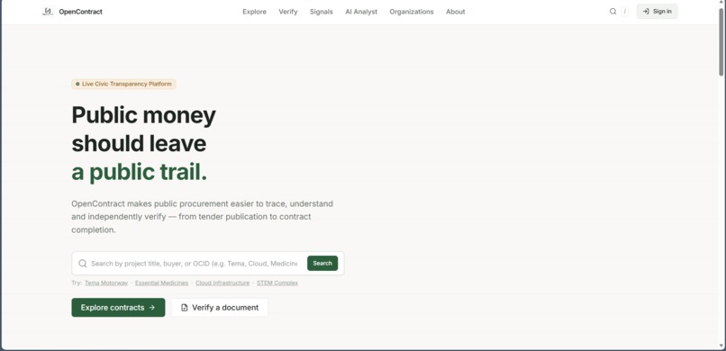OpenContract – screenshot 3