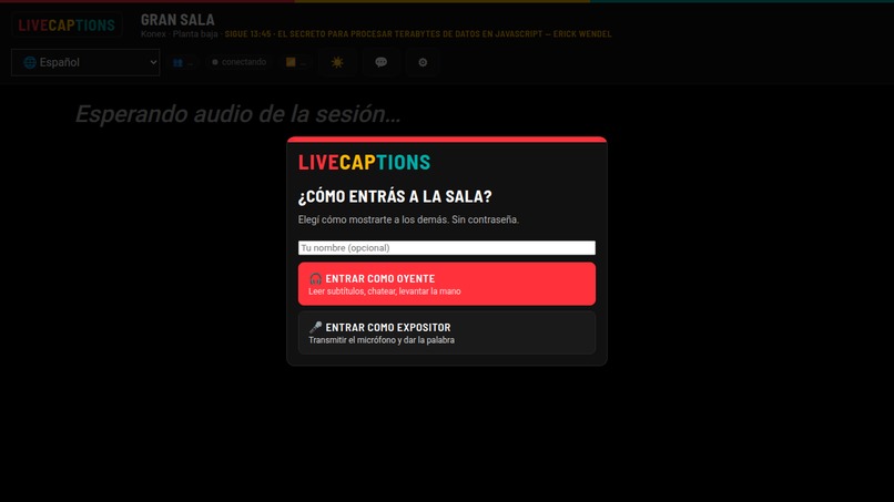 Live Captions – screenshot 1