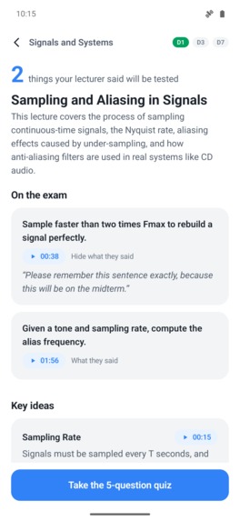LectureLoop – screenshot 4