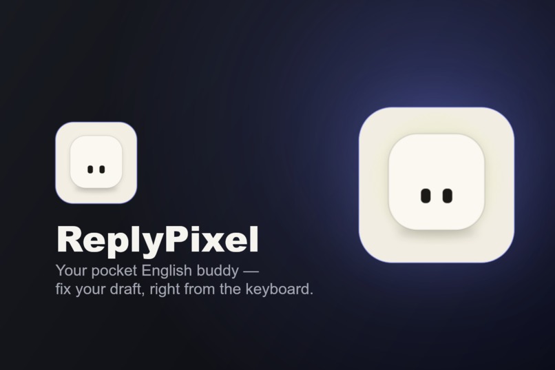 ReplyPixel — Pocket English Buddy Keyboard – screenshot 1