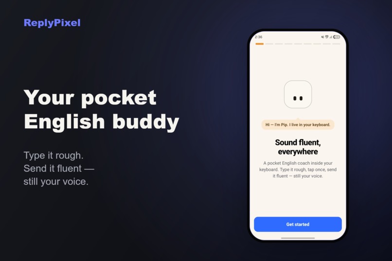 ReplyPixel — Pocket English Buddy Keyboard – screenshot 2