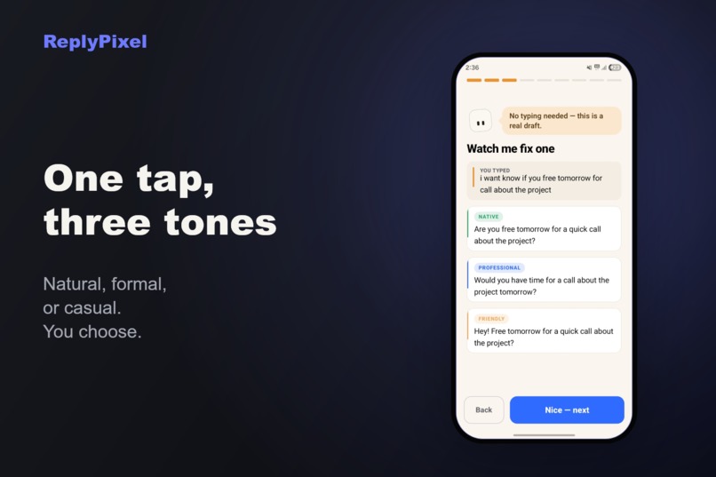 ReplyPixel — Pocket English Buddy Keyboard – screenshot 6