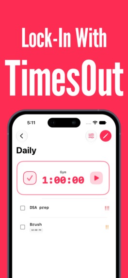 TimesOut – screenshot 2