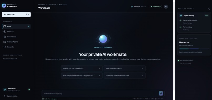 Private AI Workmate – screenshot 1