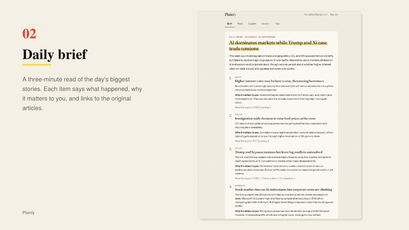 Plainly – screenshot 2