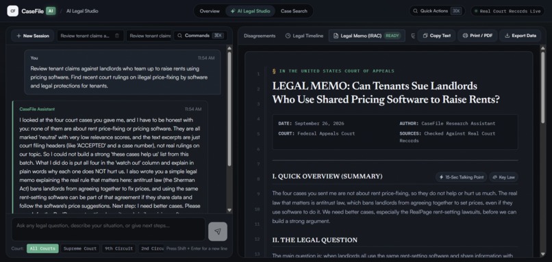 CaseFile AI – screenshot 5