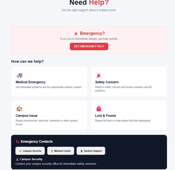CampusSOS – screenshot 4