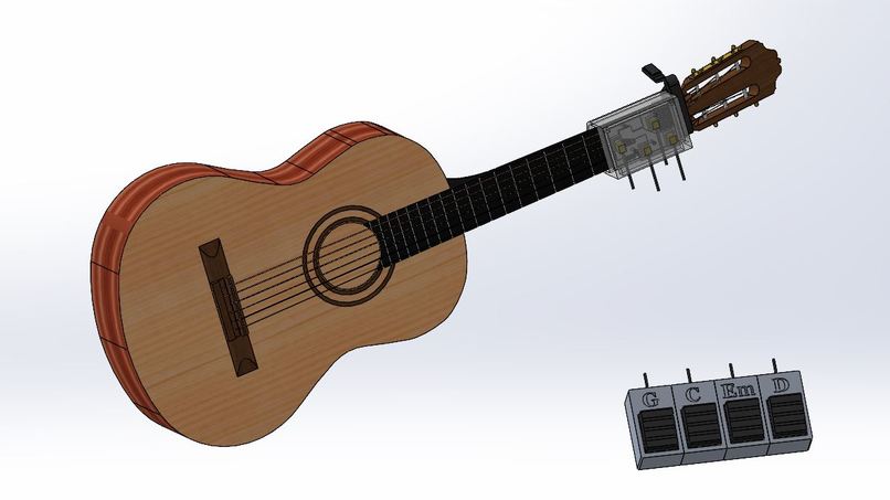 Pedal-Operated Guitar Chord Presser – screenshot 5