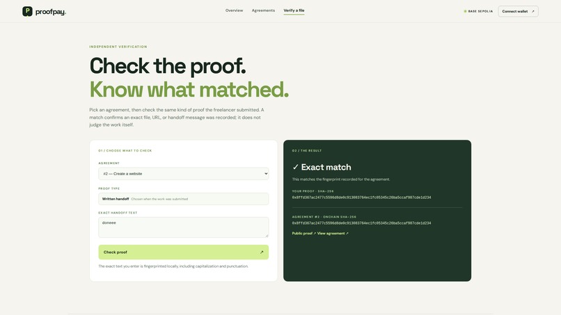 ProofPay – screenshot 1
