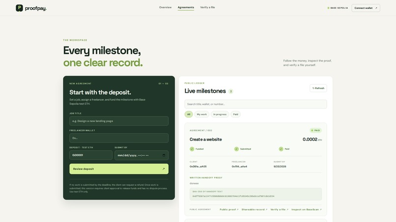 ProofPay – screenshot 3
