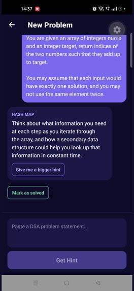 DSA Mentor – screenshot 1