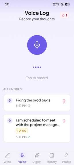DaySumm – screenshot 2