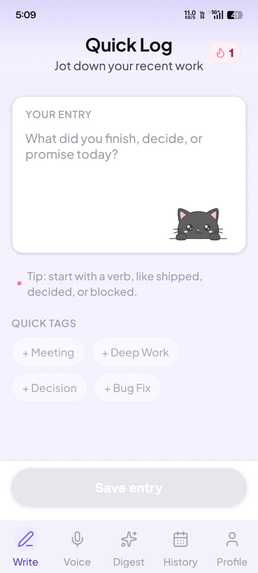 DaySumm – screenshot 1