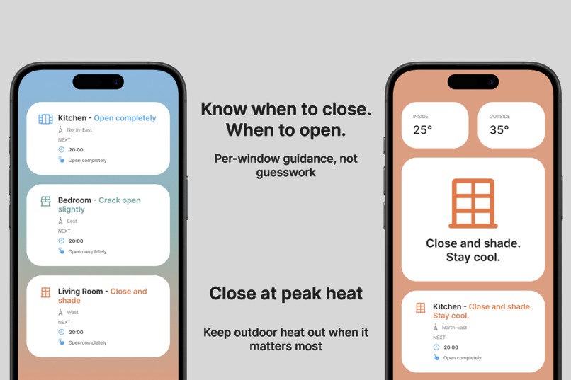 Ventilate: When to Open – screenshot 2