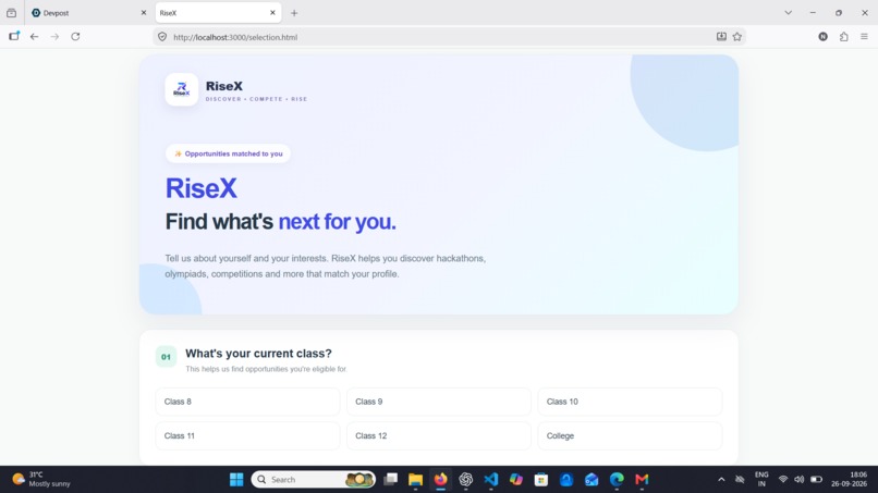 RiseX – screenshot 2