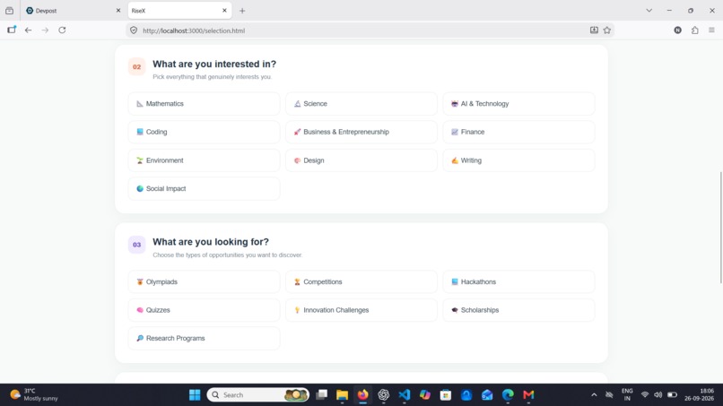 RiseX – screenshot 3