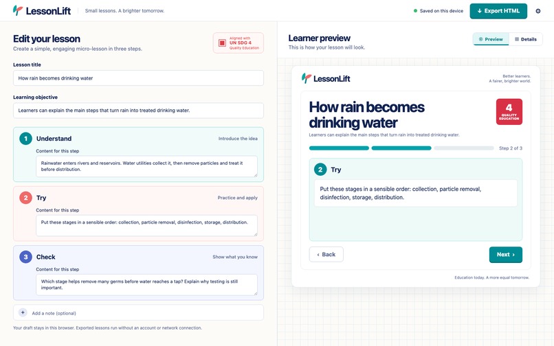 LessonLift – screenshot 2