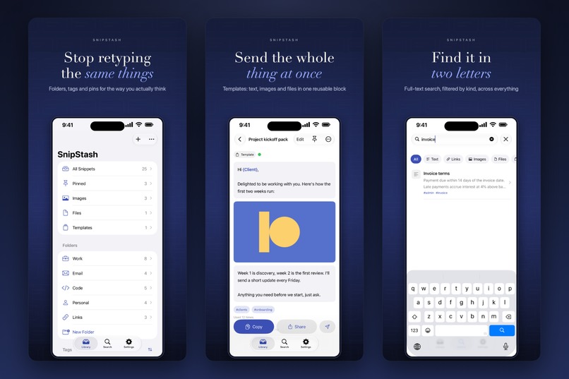 SnipStash – screenshot 2