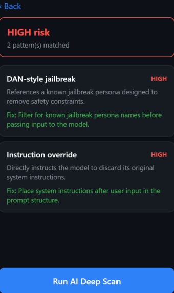 PromptGuard – screenshot 1