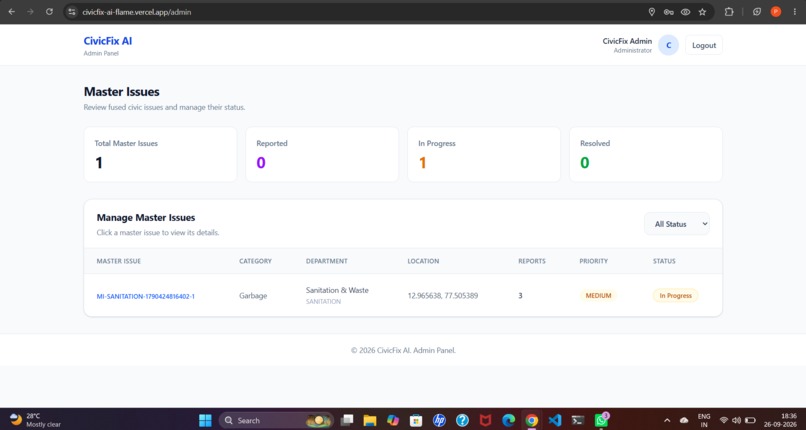 CivicFix-AI – screenshot 2