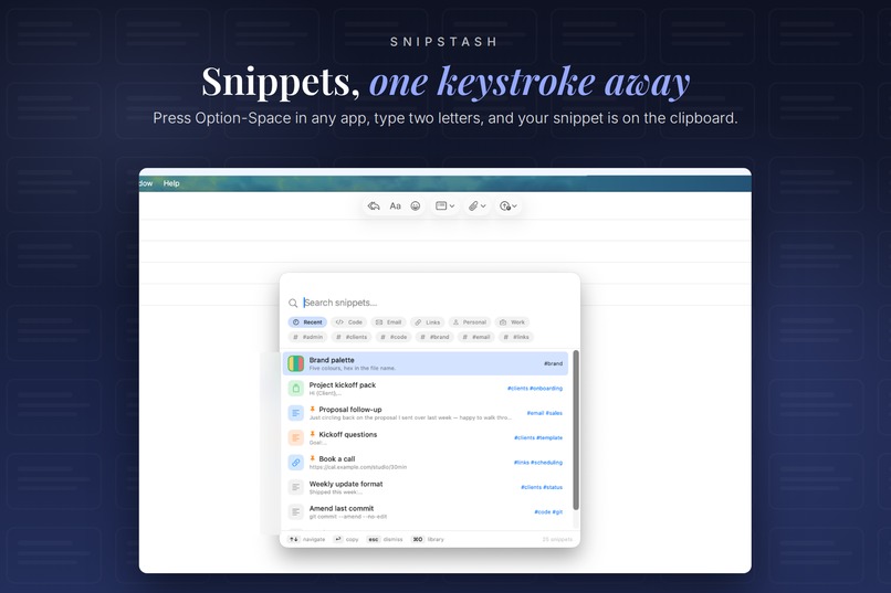 SnipStash – screenshot 4