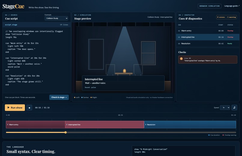 StageCue – screenshot 2